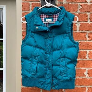 Maurices blue puffer vest
